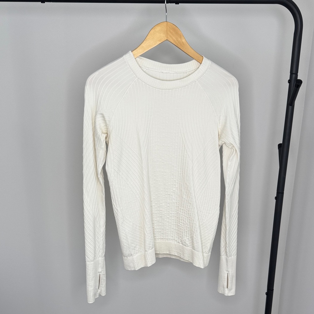 Lululemon Women's White Long Sleeve